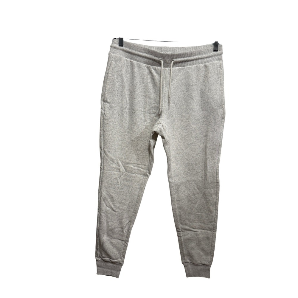 90 Degree By Reflex Heathered Light Grey Jogger Sweatpants Women's Large casual